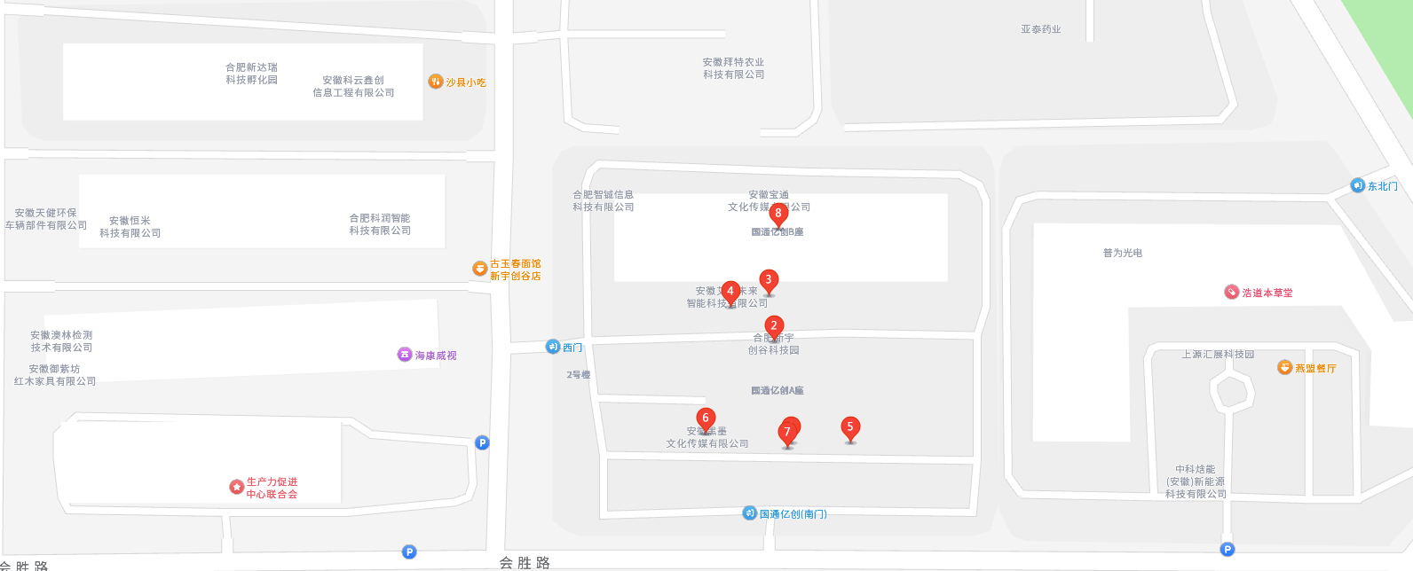 公司位置地图